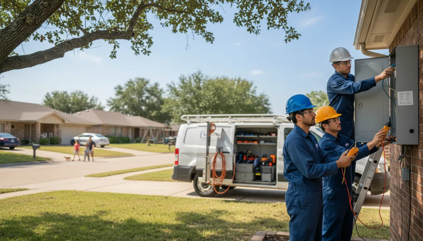 Certified electrician providing emergency electrical services in New Middletown, IN